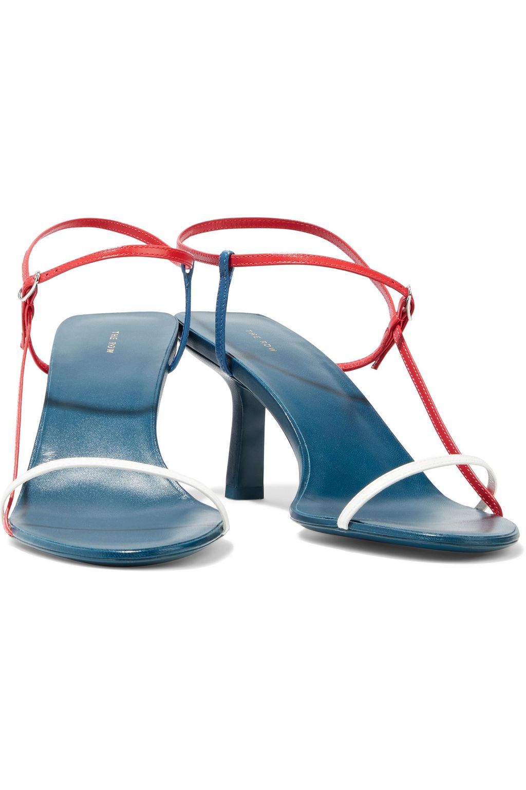 THE ROW Bare color-block leather sandals