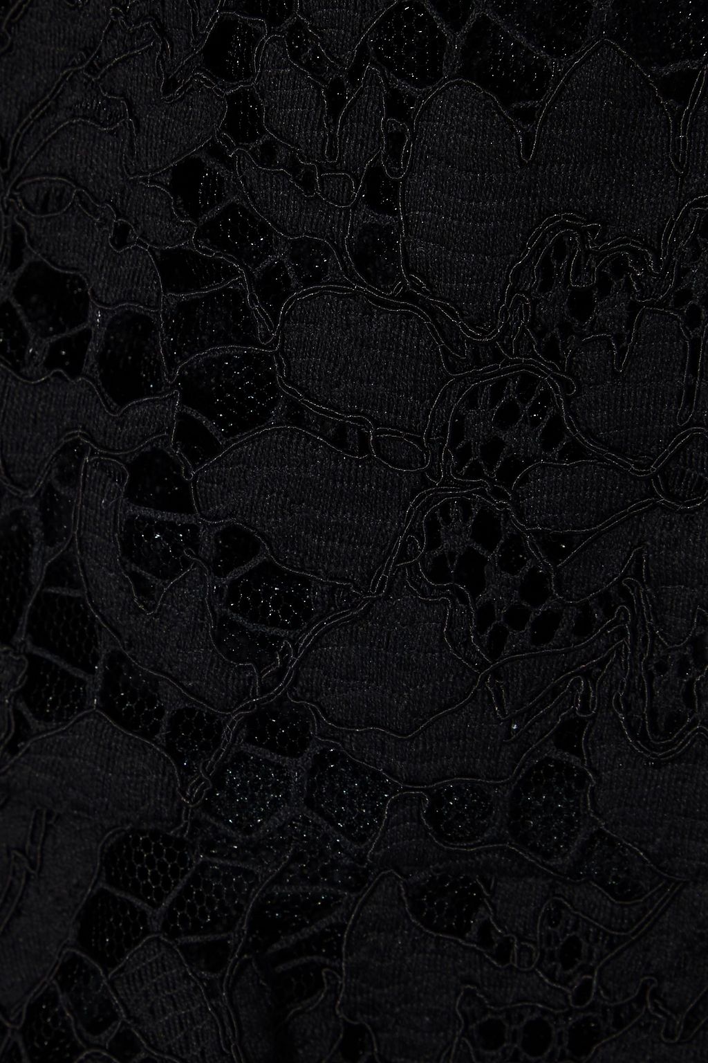 VALENTINO GARAVANI Cotton-blend corded lace mini dress