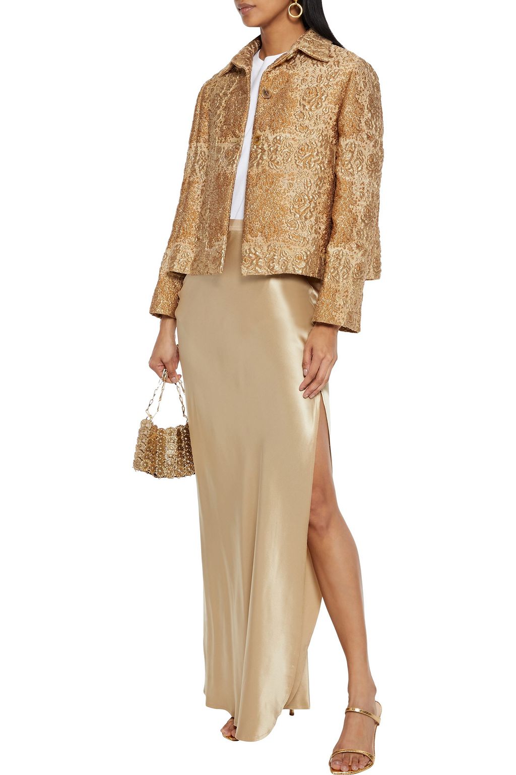VALENTINO GARAVANI Metallic brocade jacket