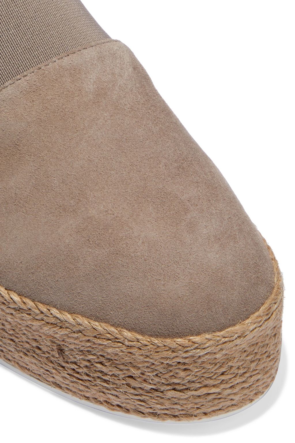 VINCE. Winford suede platform espadrilles