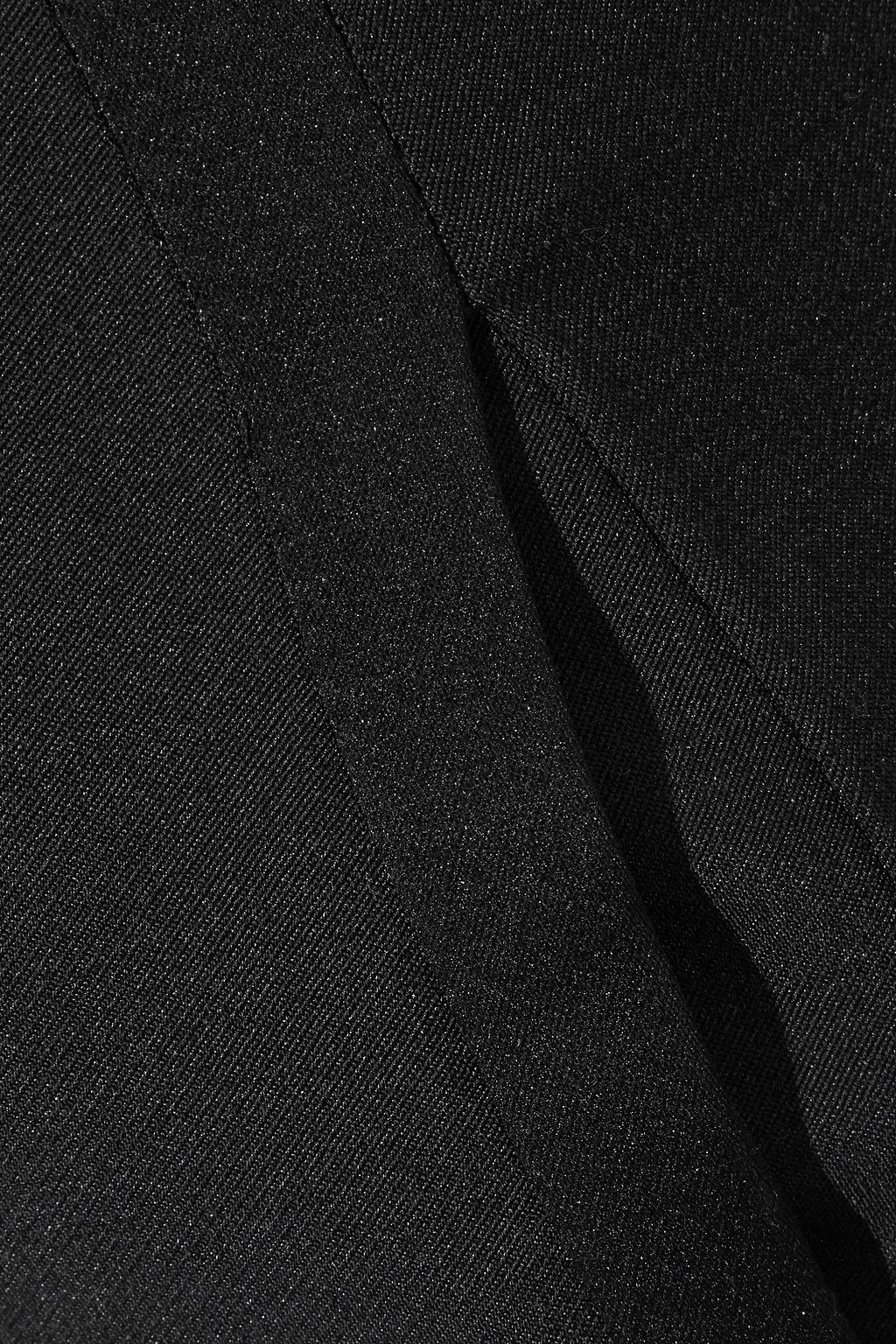 VALENTINO GARAVANI Satin-trimmed wool-blend twill skinny pants