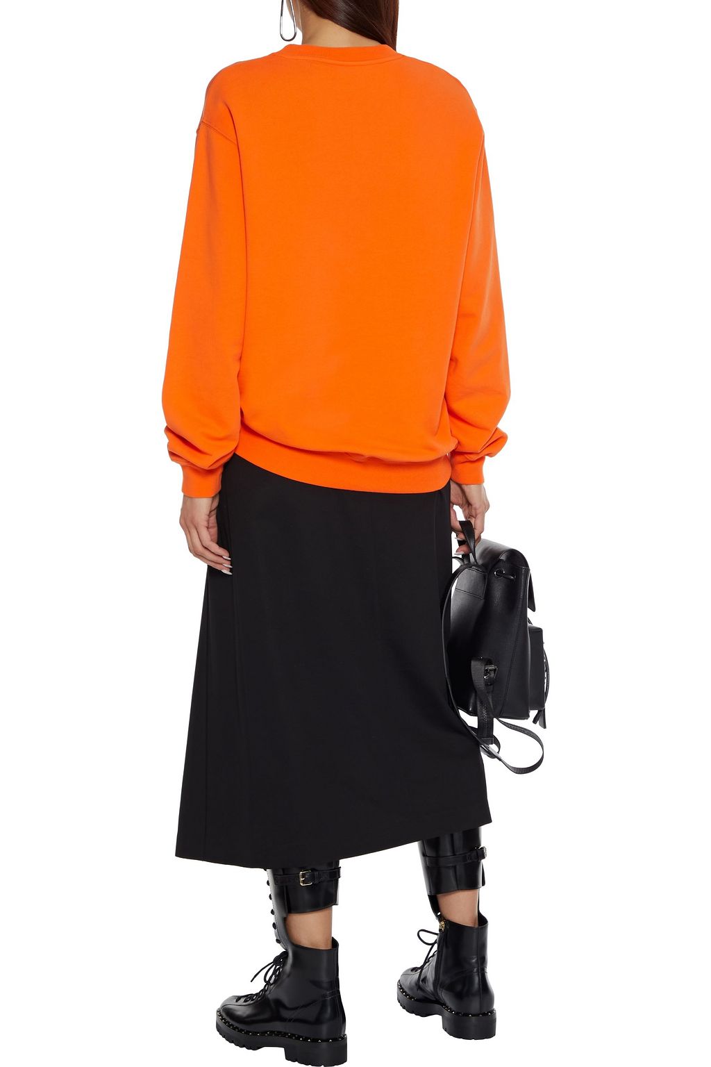 OFF-WHITE™ Printed French cotton-terry sweatshirt