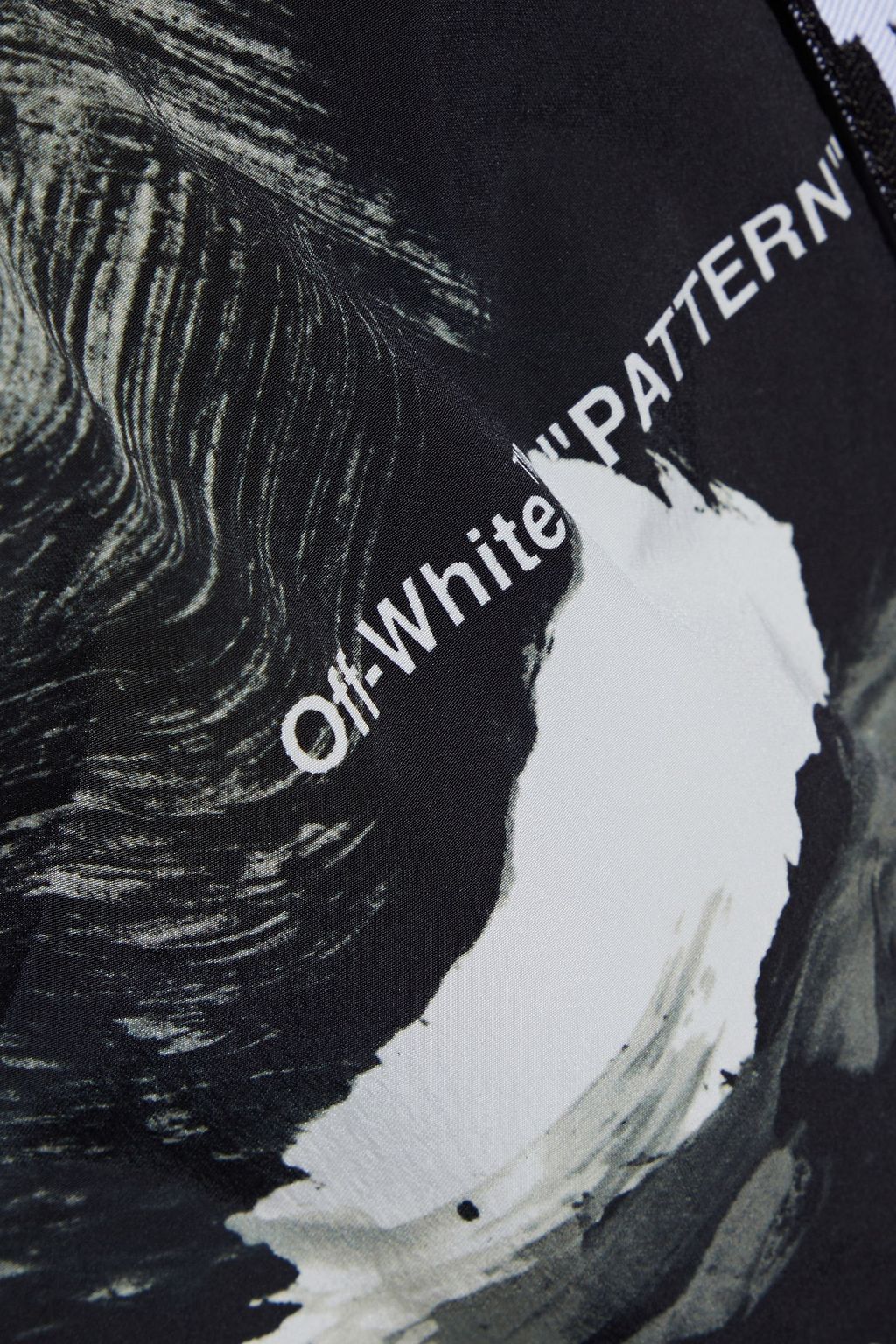 OFF-WHITE™ Belted printed stretch-shell shorts