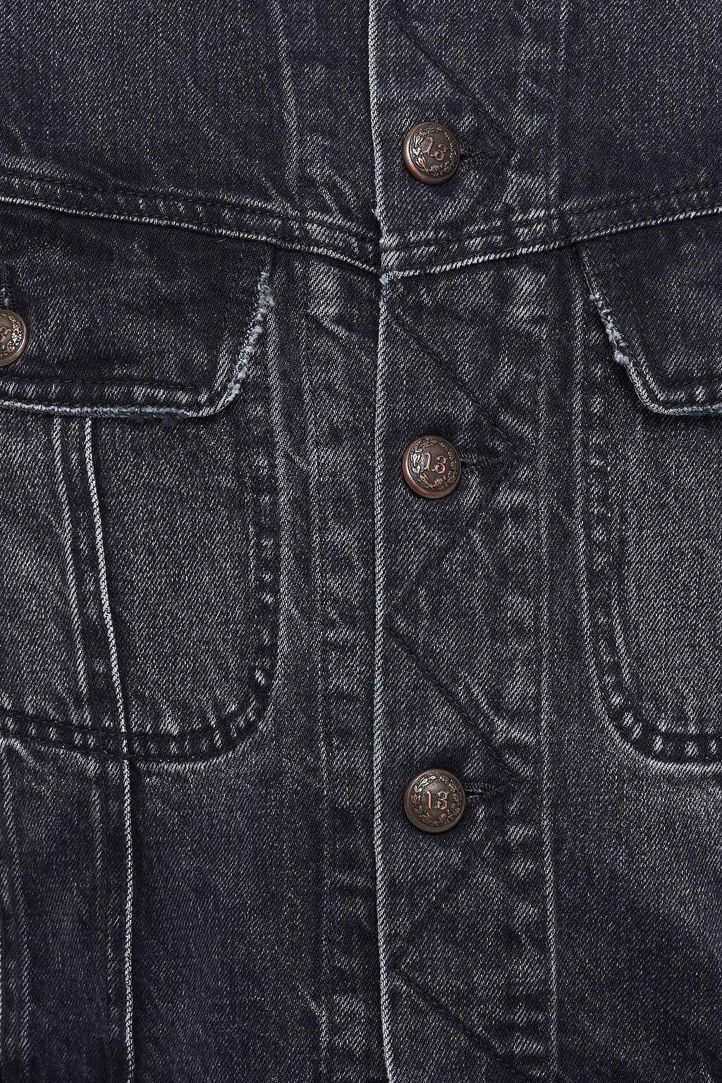 R13 Mia faded denim jacket