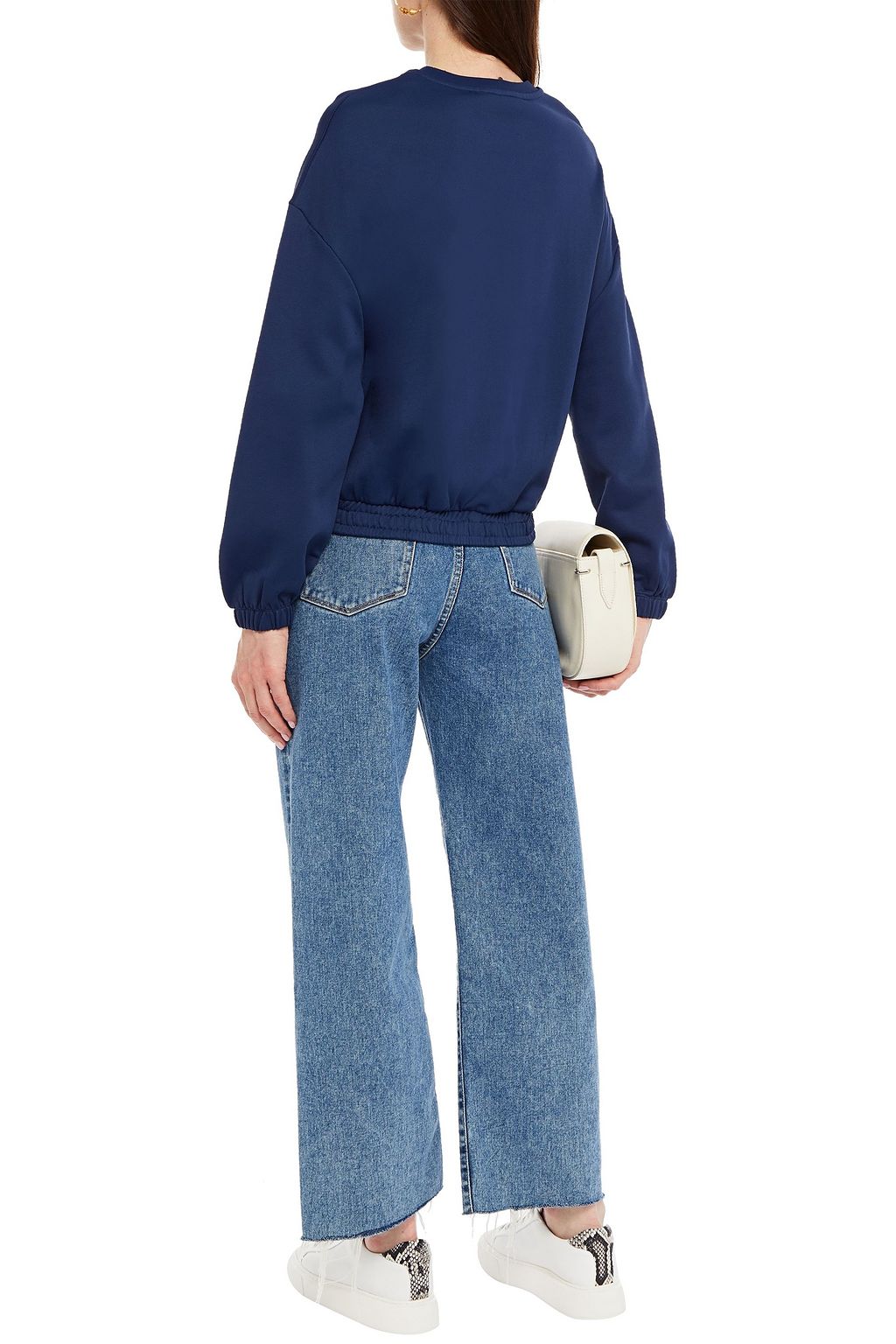 BA&SH Molly pleated French terry sweatshirt