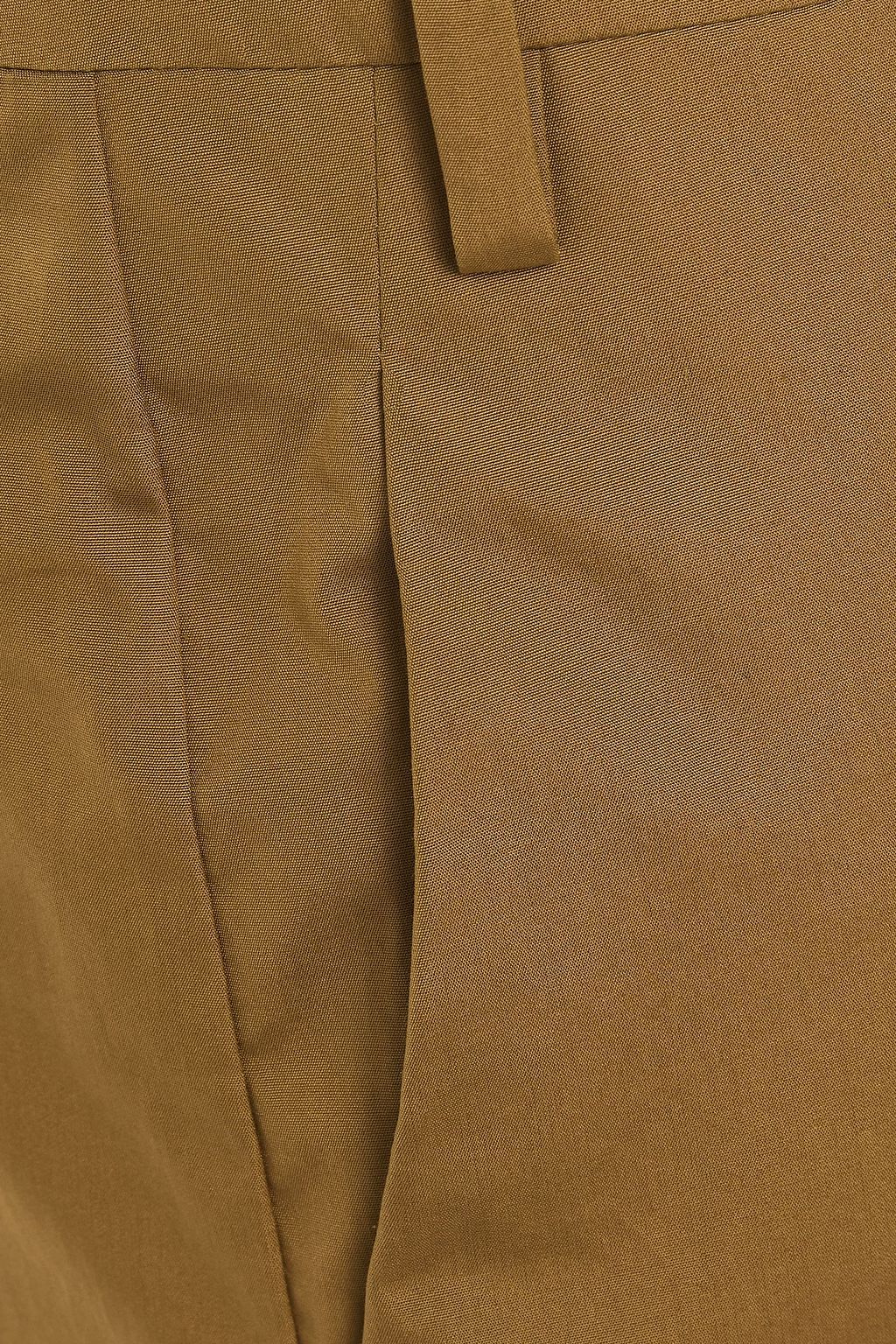 VALENTINO GARAVANI Cropped cotton-poplin wide-leg pants