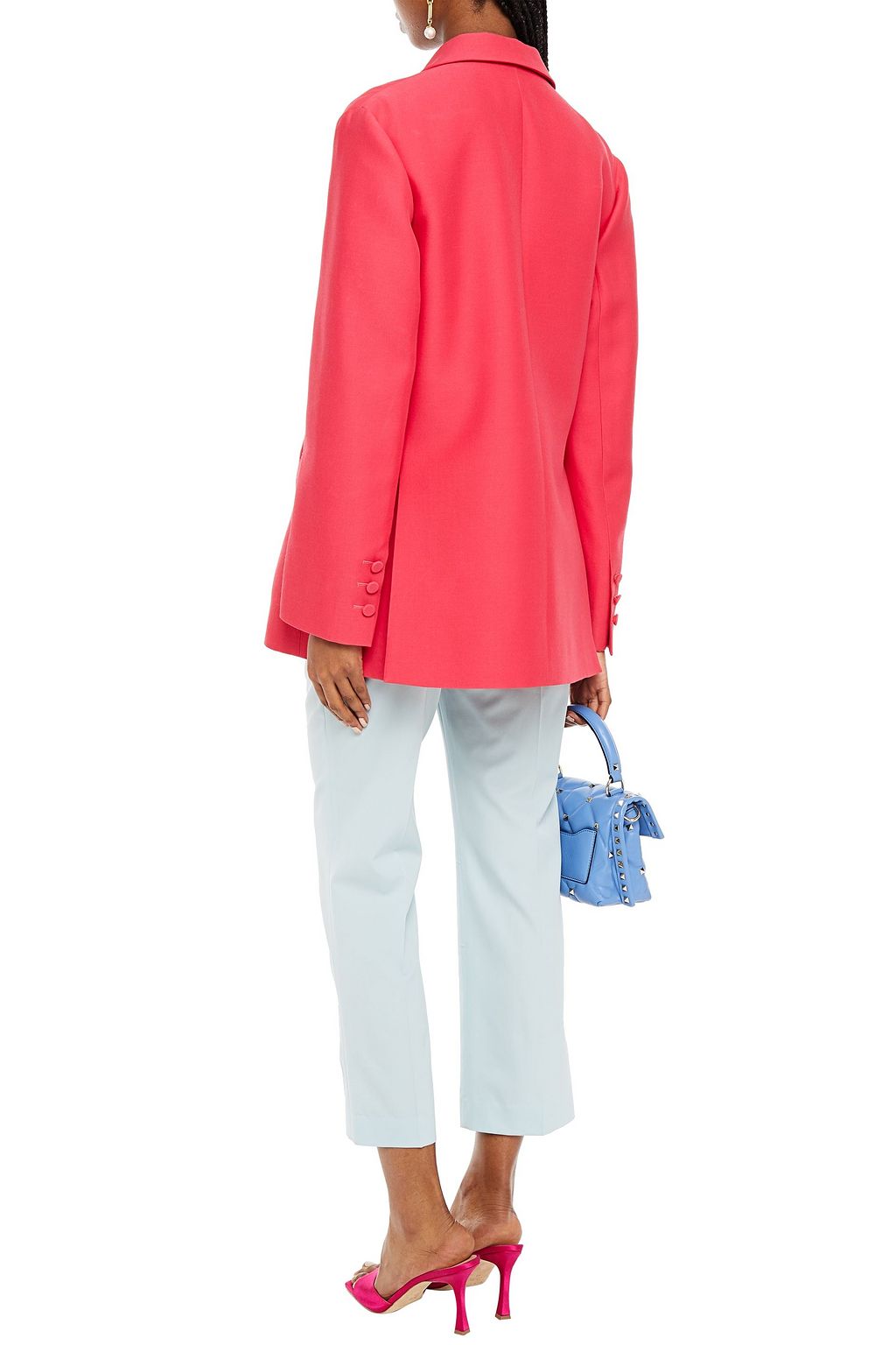 VALENTINO GARAVANI Silk and wool-blend crepe blazer