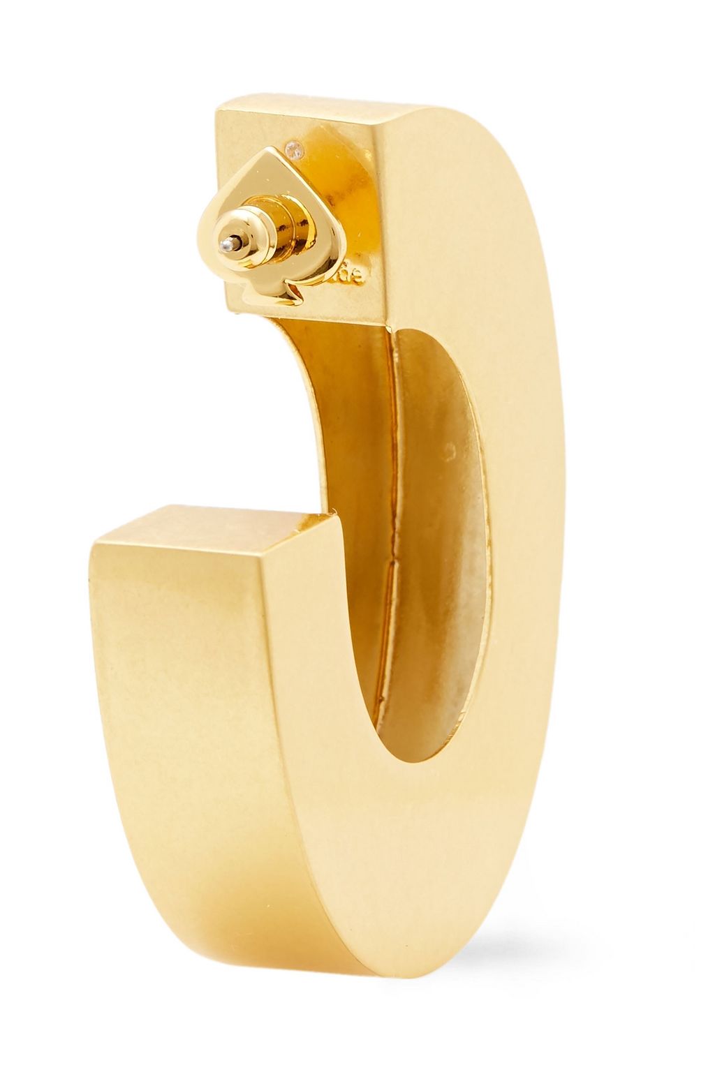 KATE SPADE NEW YORK Gold-tone hoop earrings