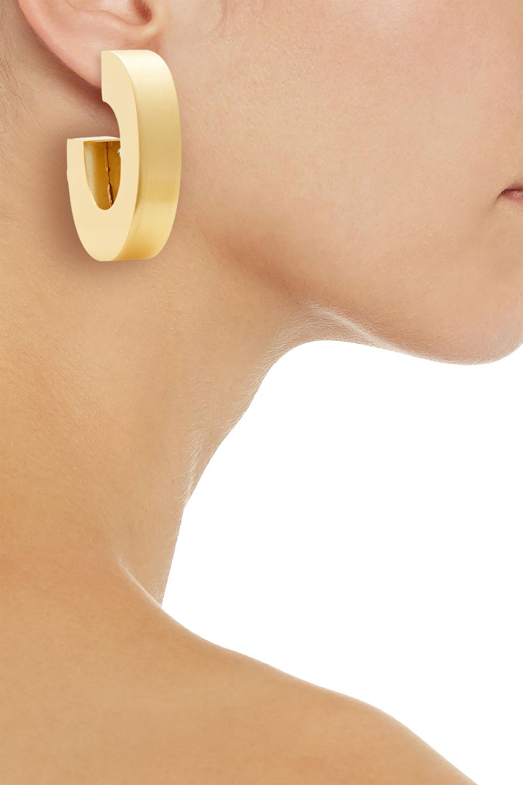 KATE SPADE NEW YORK Gold-tone hoop earrings