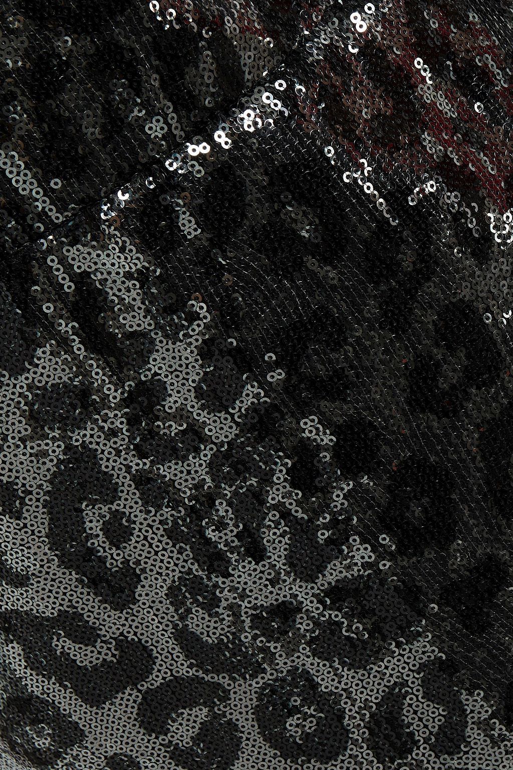 DUNDAS Open-back leopard-print sequined stretch-tulle mini dress