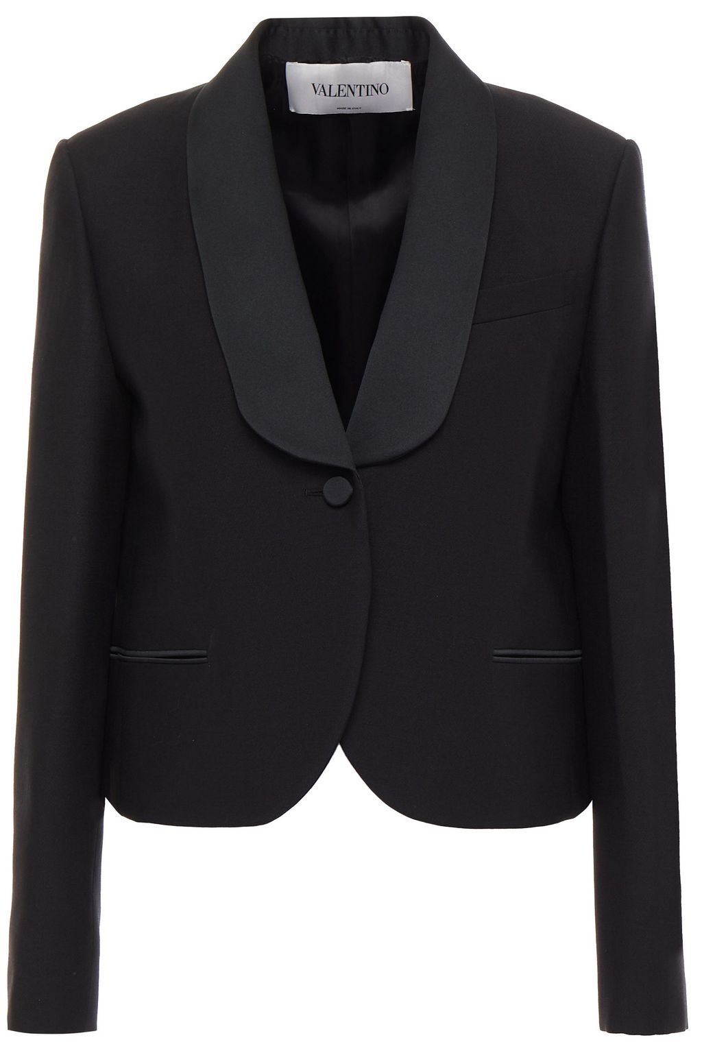 Valentino Garavani Women Black Wool Blazer