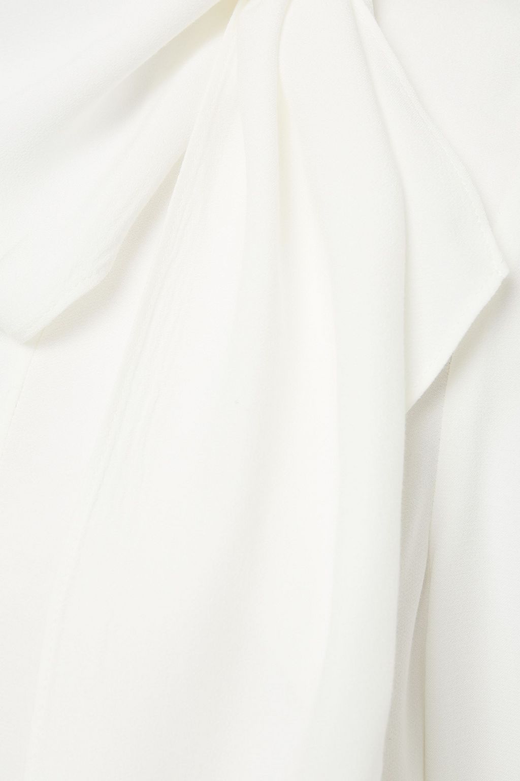 BA&SH Carlos tie-neck crepe blouse
