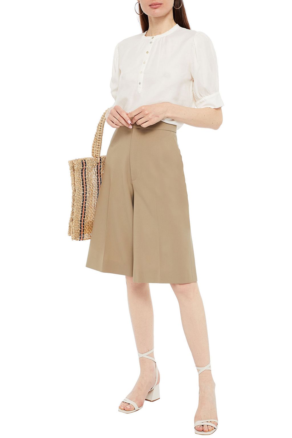 BA&SH Tabata gathered cotton top