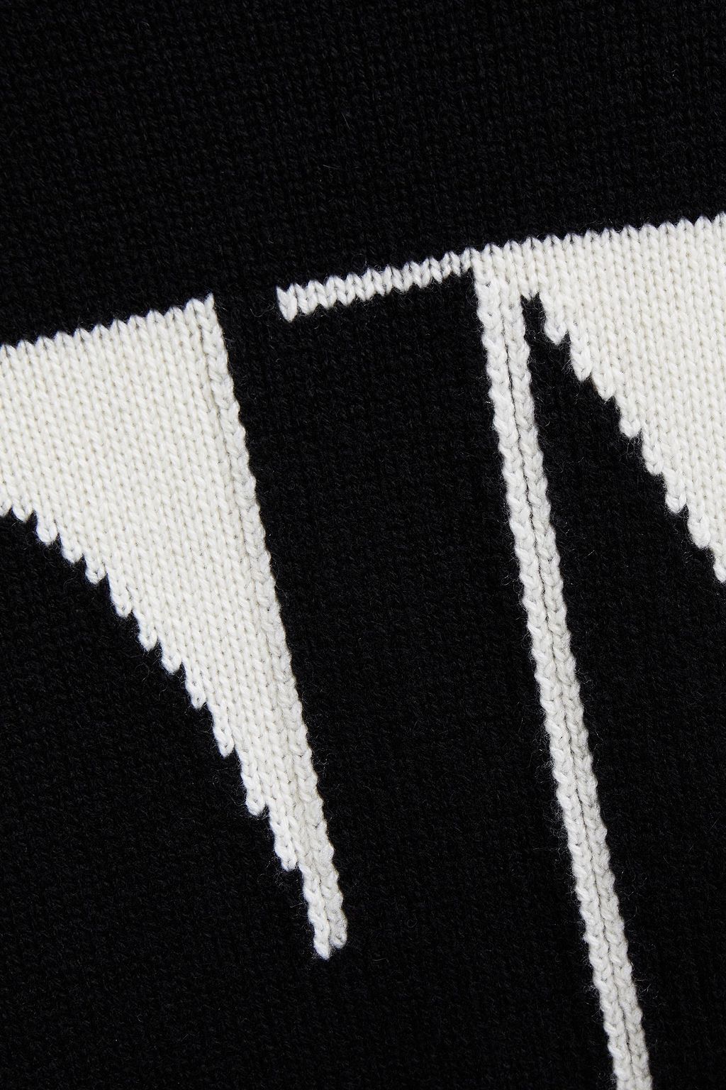 VALENTINO GARAVANI Intarsia cashmere sweater