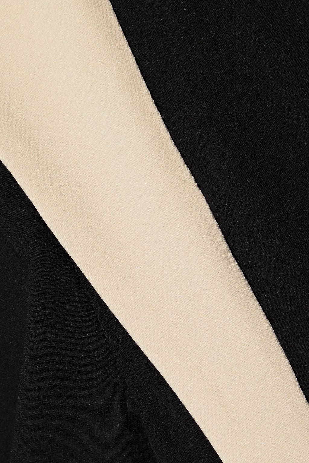 VALENTINO GARAVANI Two-tone silk-crepe dress