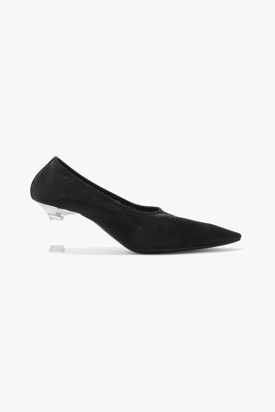 the row sharp leather pumps