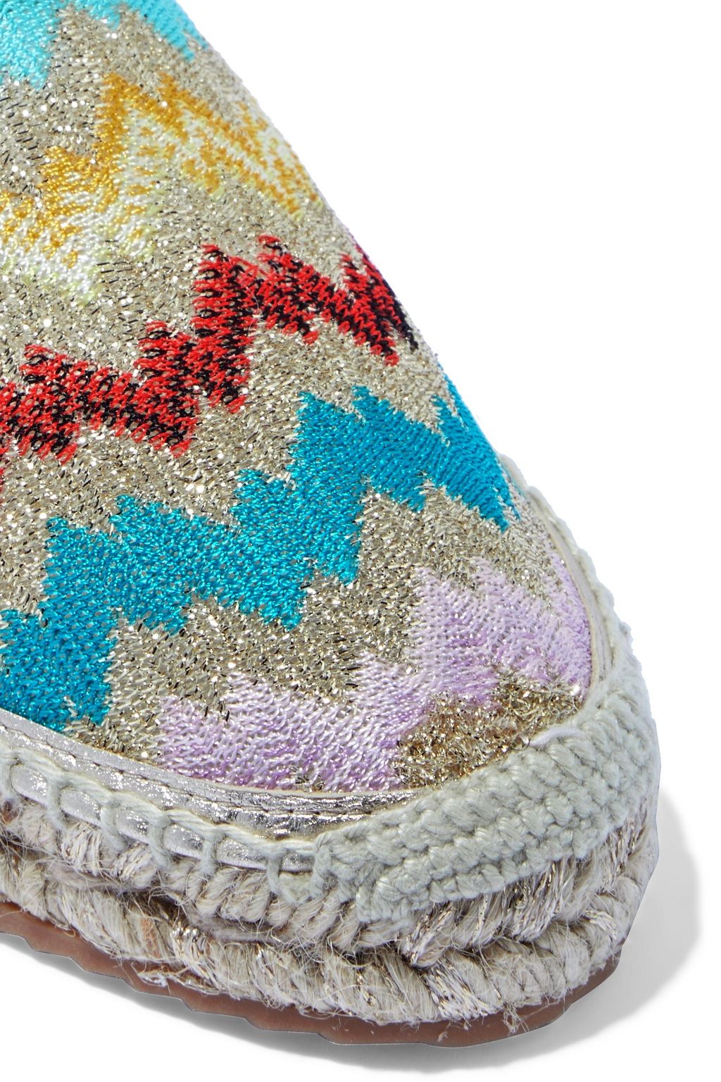 MISSONI Crochet-knit espadrilles