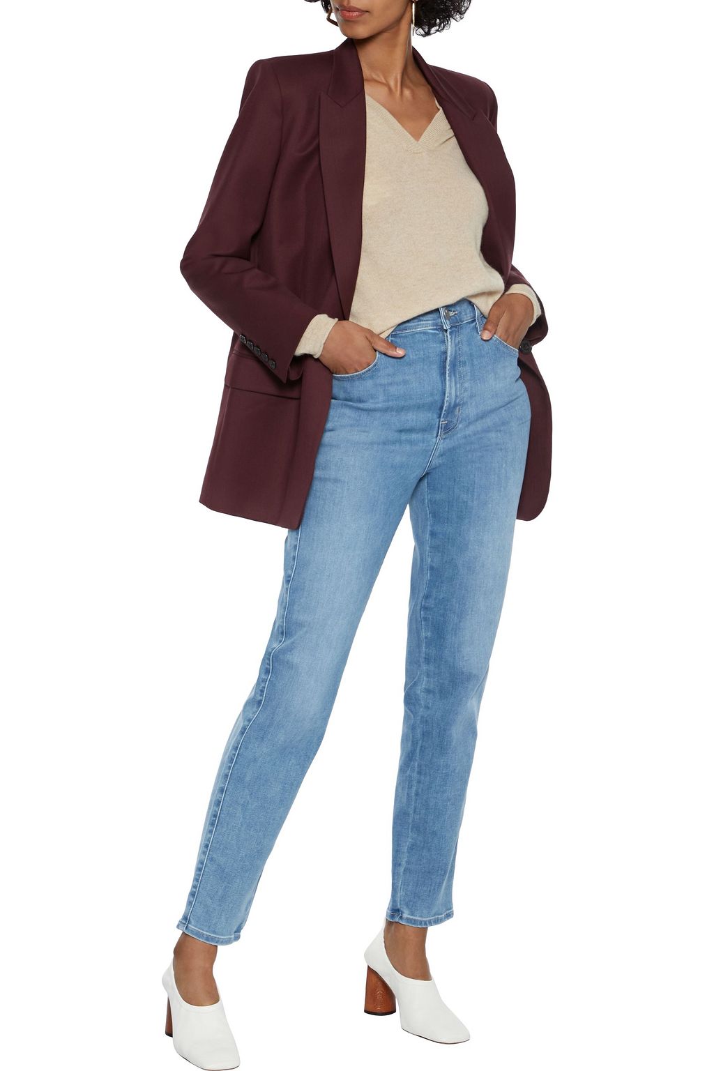 J BRAND Mia high-rise tapered jeans
