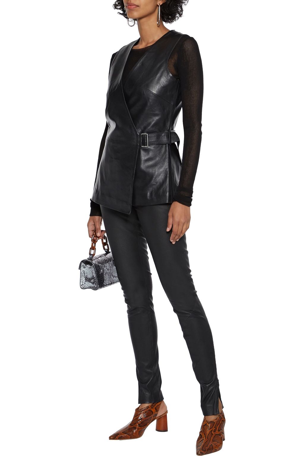 MUUBAA Eden leather skinny pants