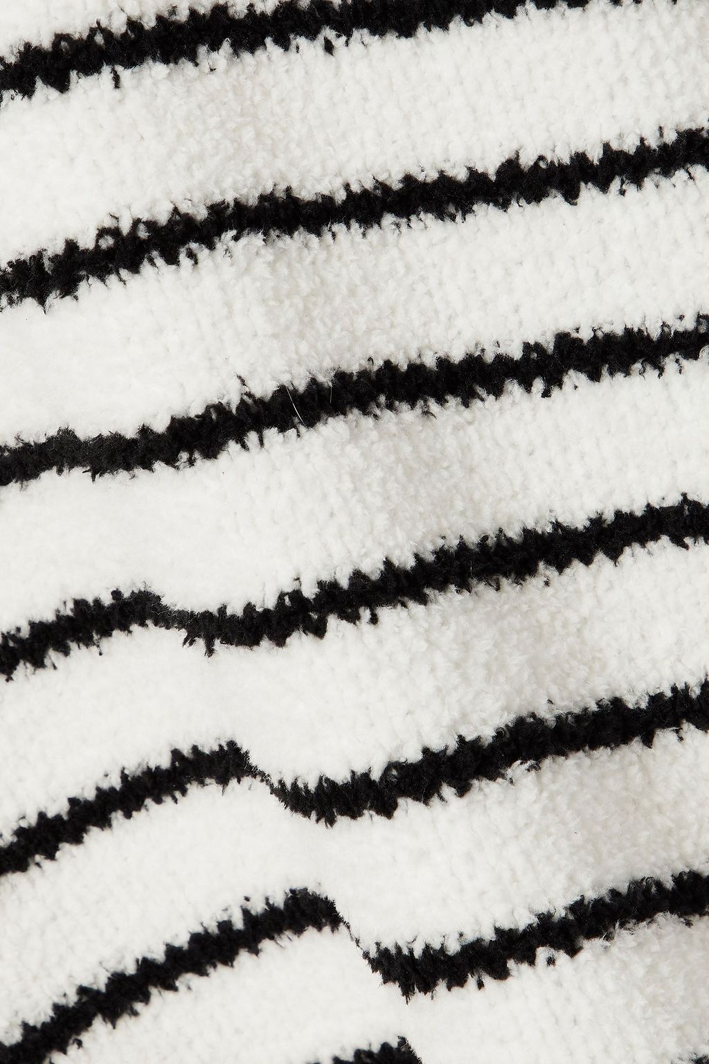 ATM ANTHONY THOMAS MELILLO Striped fleece turtleneck sweater