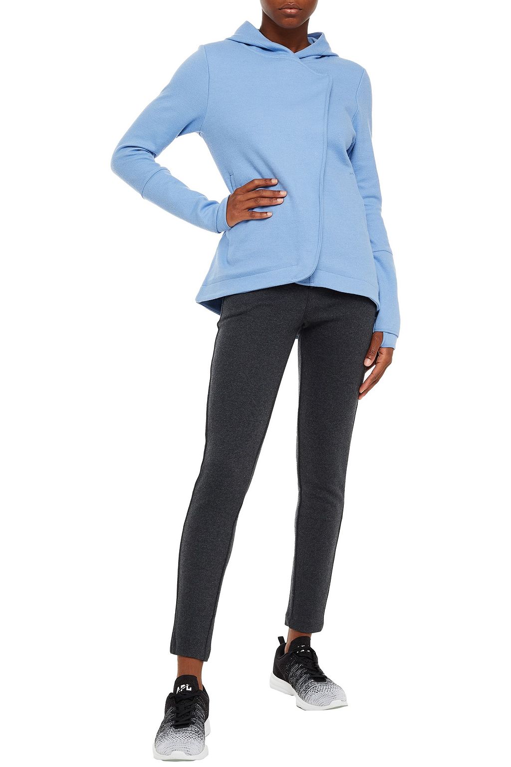 APL ATHLETIC PROPULSION LABS Cotton and wool-blend jersey leggings