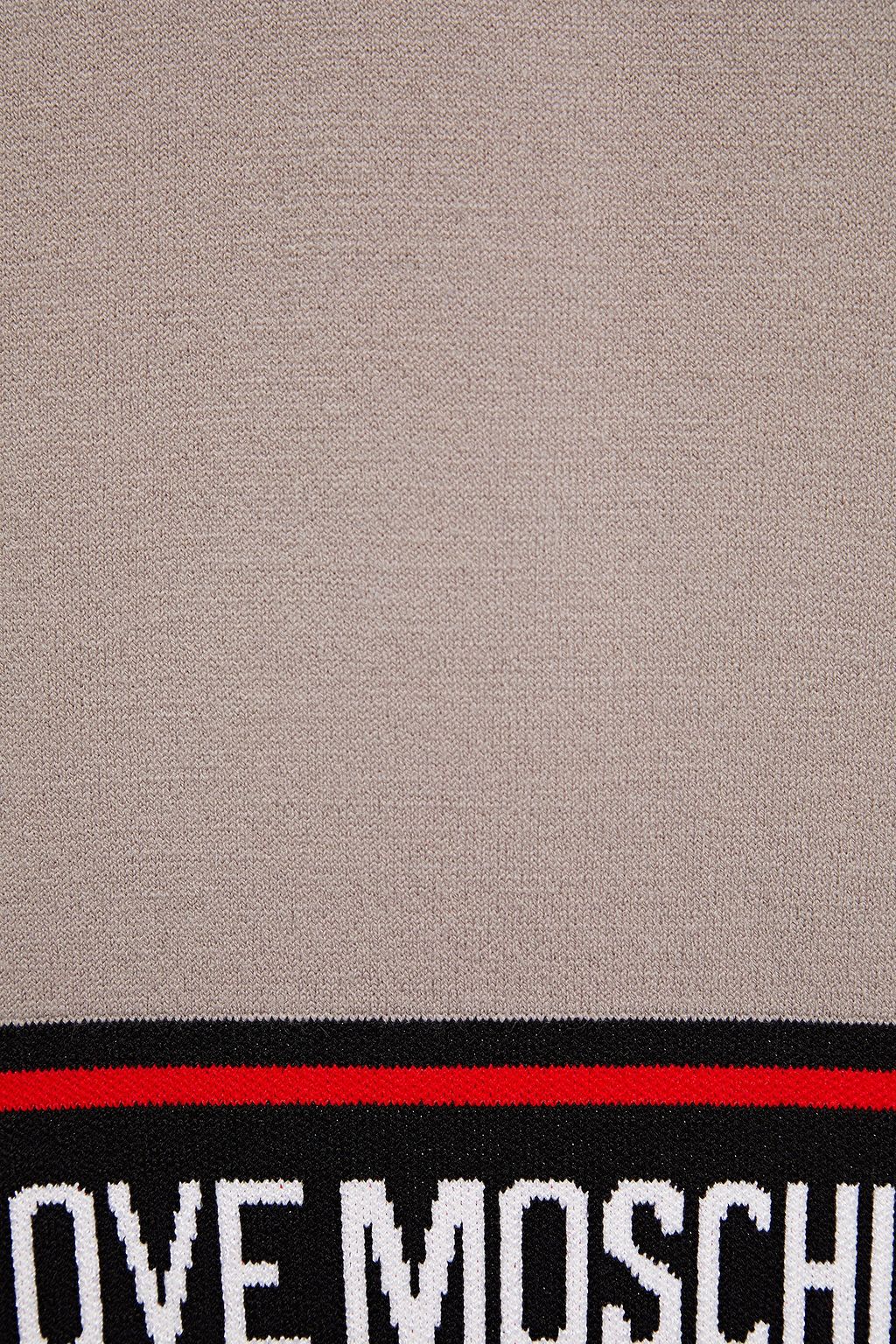 LOVE MOSCHINO Jacquard-knit sweater