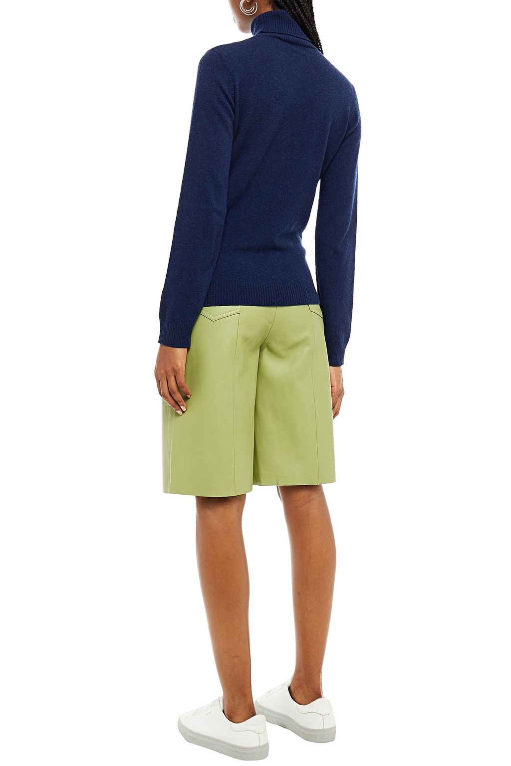 LOVE MOSCHINO Intarsia-knit turtleneck sweater