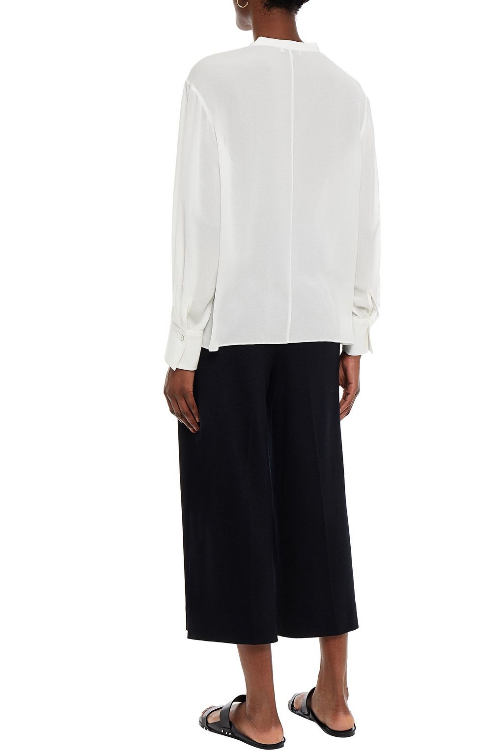 VINCE. Silk crepe de chine blouse