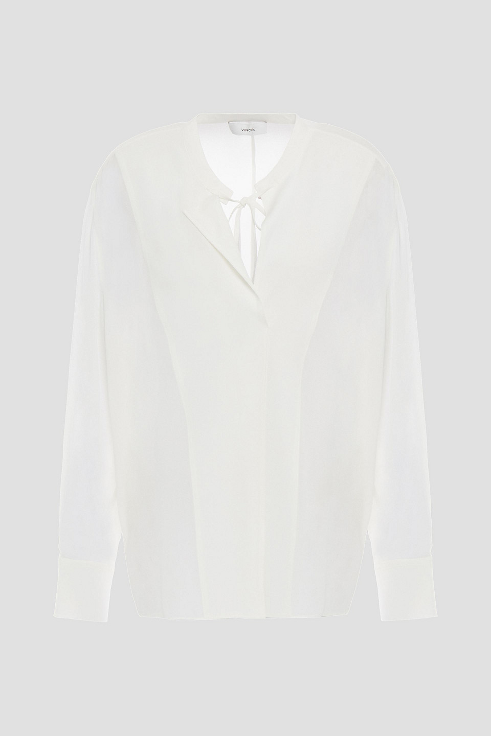 . Silk crepe de chine blouse