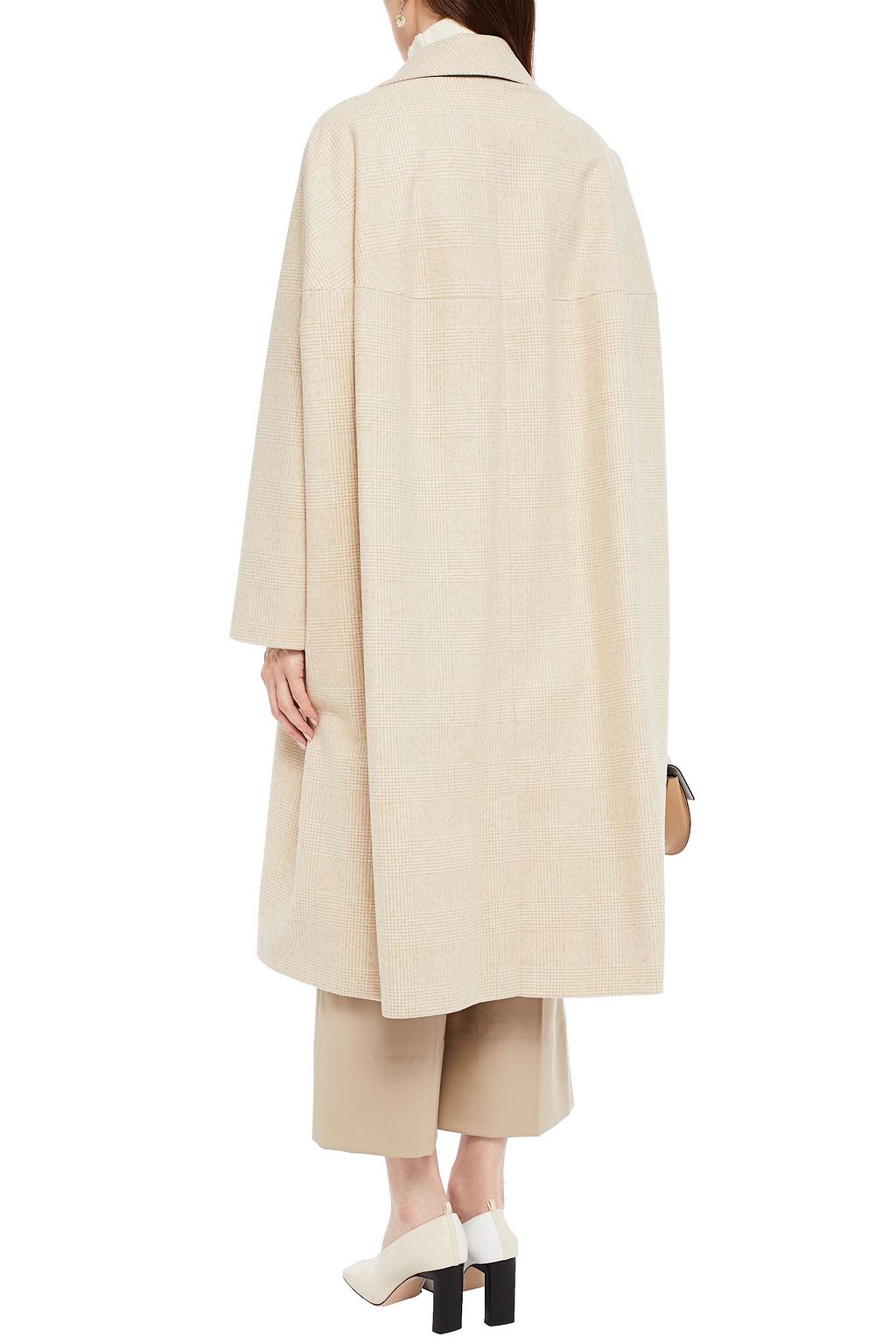 NINA RICCI Prince of Wales checked wool coat