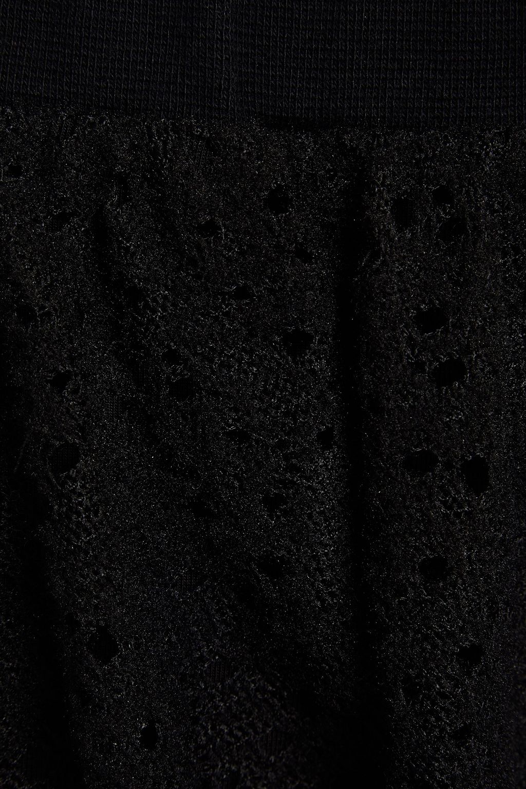 LOVE MOSCHINO Pointelle-knit skirt
