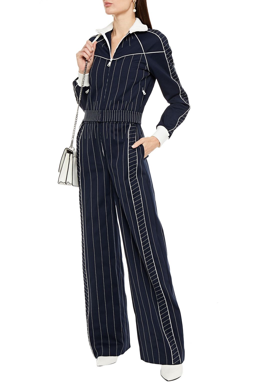 VALENTINO GARAVANI Stretch-jersey wide-leg jumpsuit