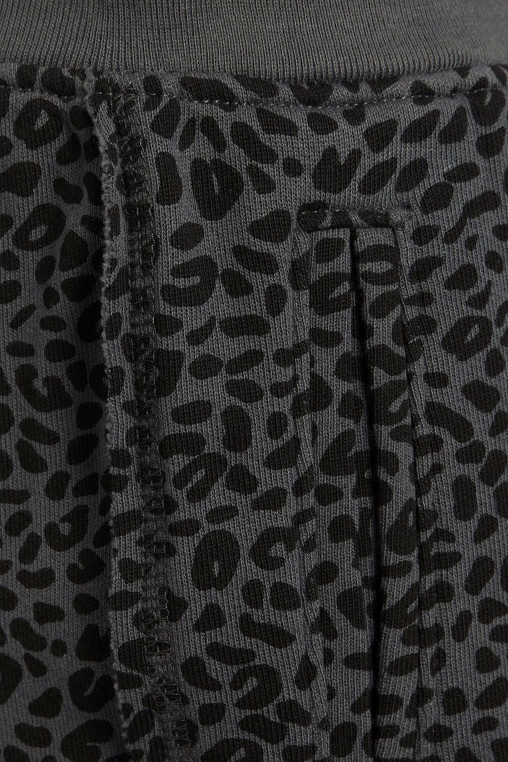 ATM ANTHONY THOMAS MELILLO Leopard-print French cotton-terry track pants