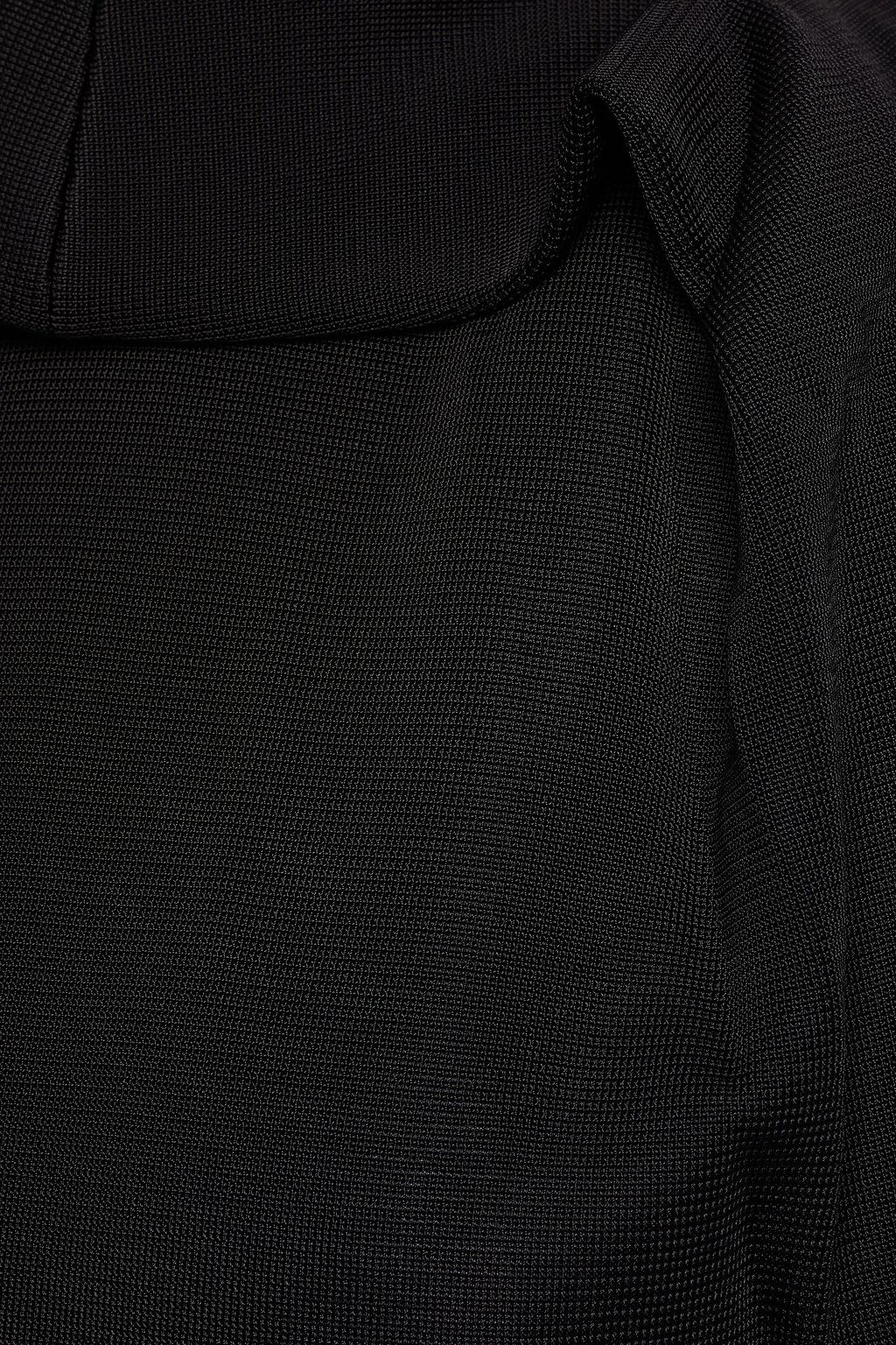 NINA RICCI Draped stretch-knit turtleneck sweater