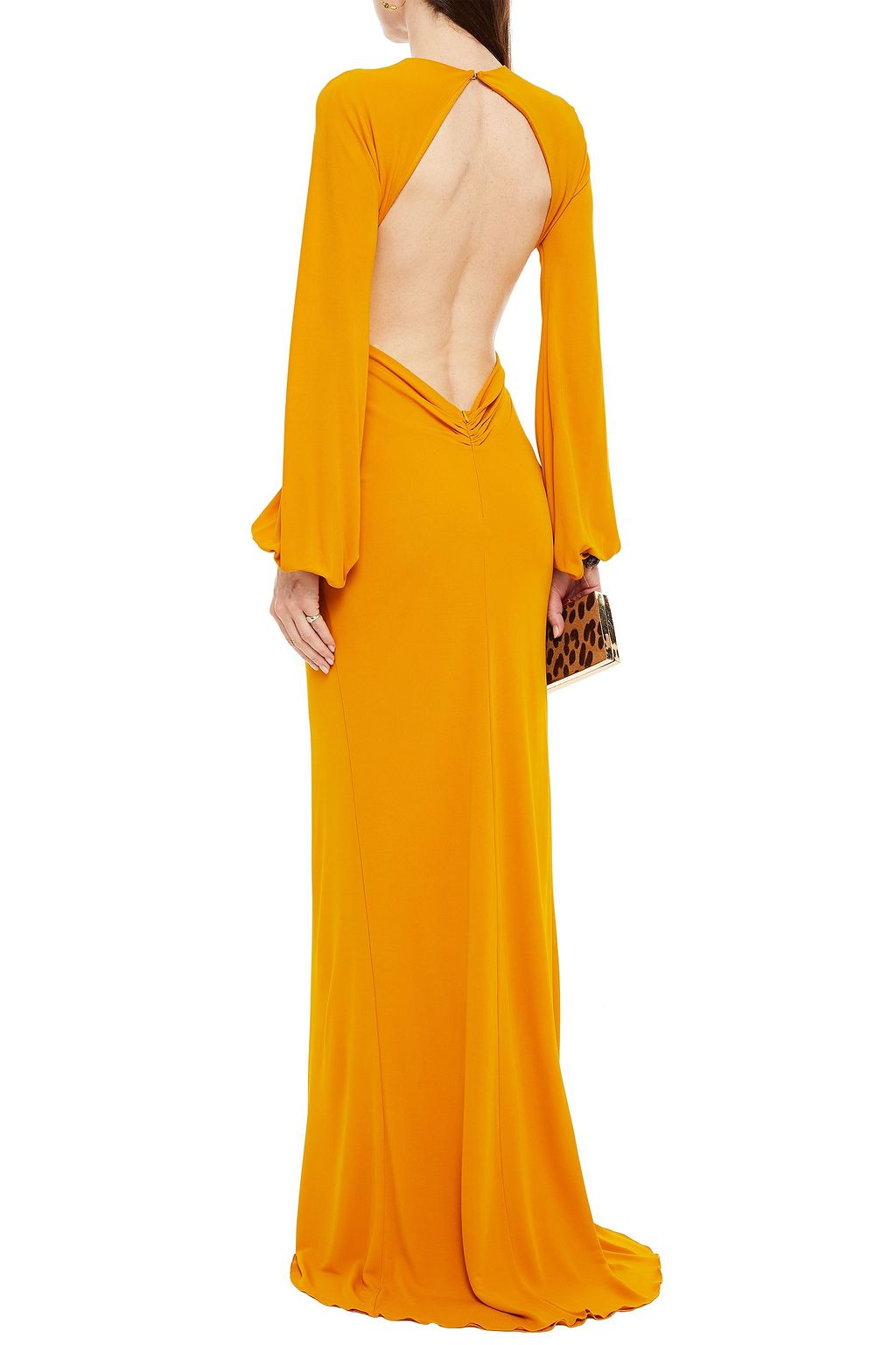 DUNDAS Openback cutout embellished stretchjersey gown Sale up to 70
