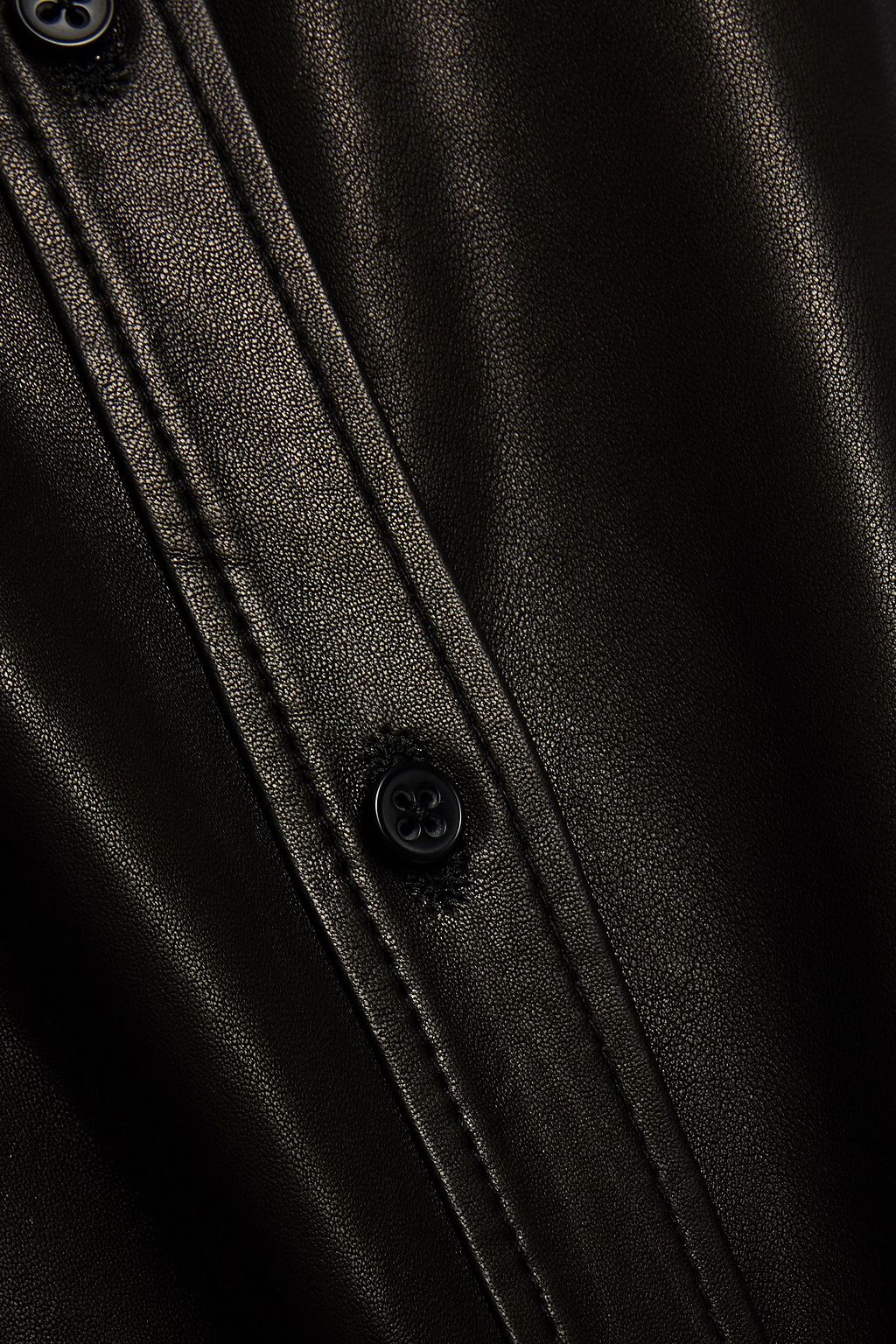 FRAME Charlie leather shirt