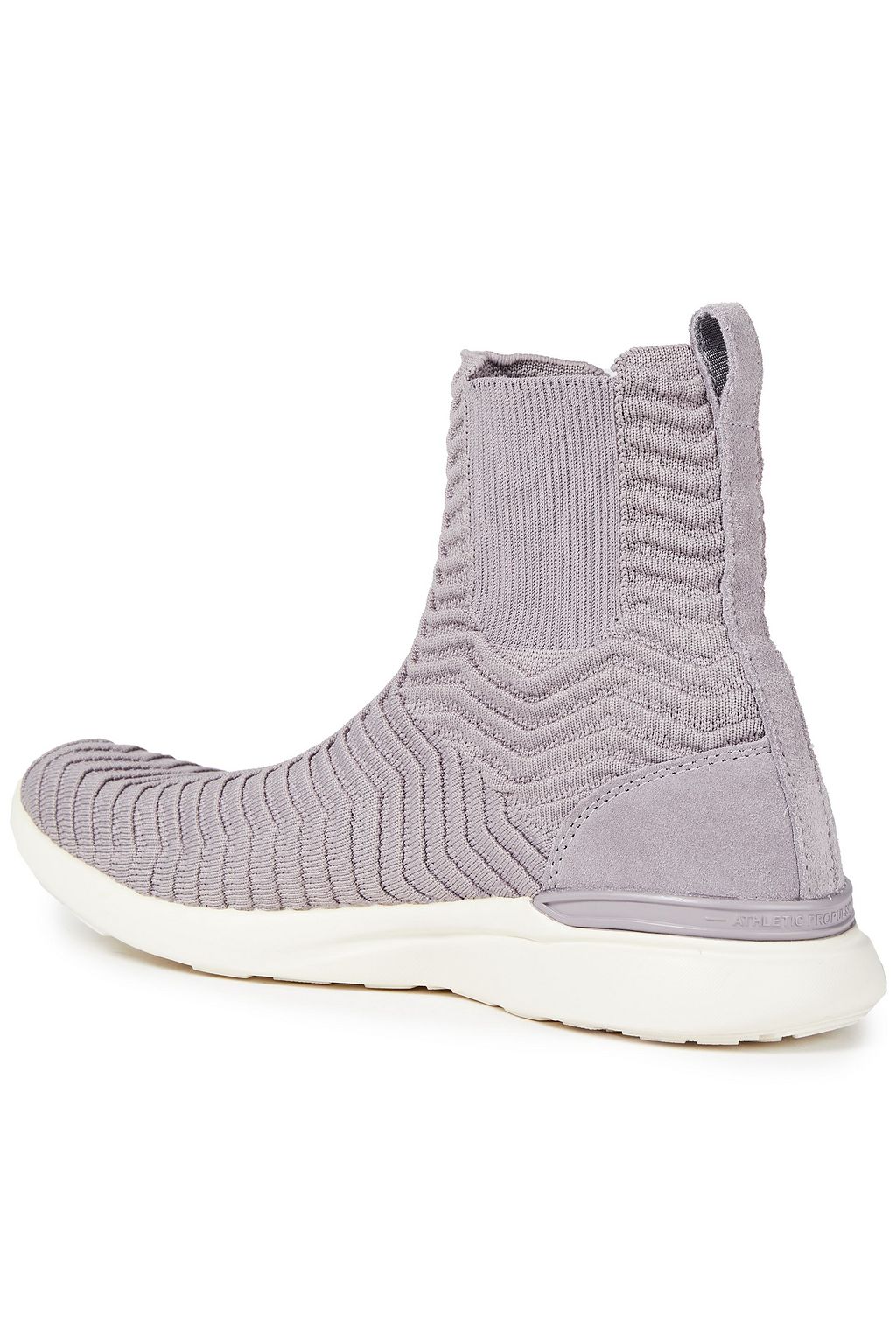 APL ATHLETIC PROPULSION LABS Chelsea suede-trimmed 3D mesh high-top sneakers