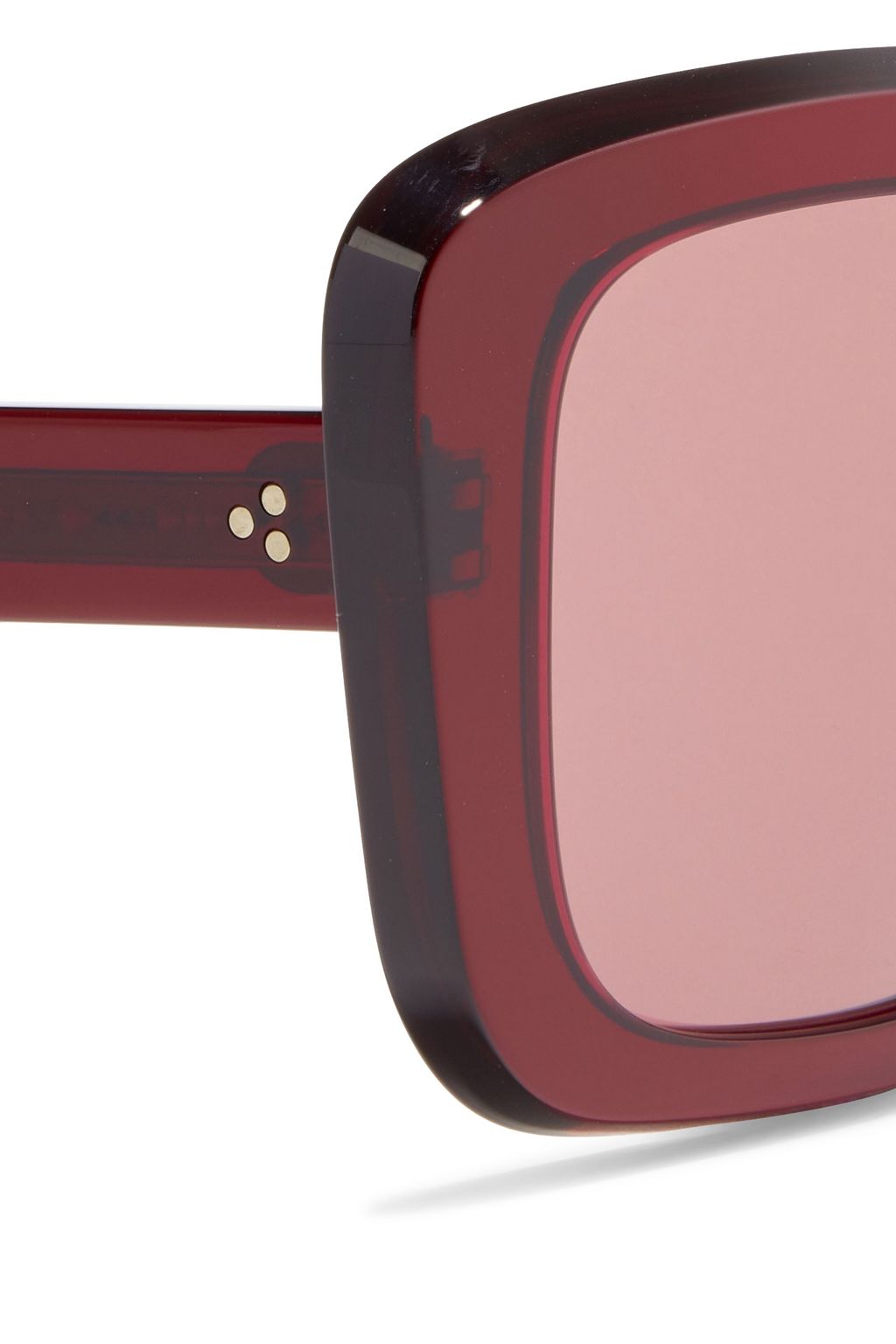 OLIVER PEOPLES Franca oversized square-frame acetate sunglasses