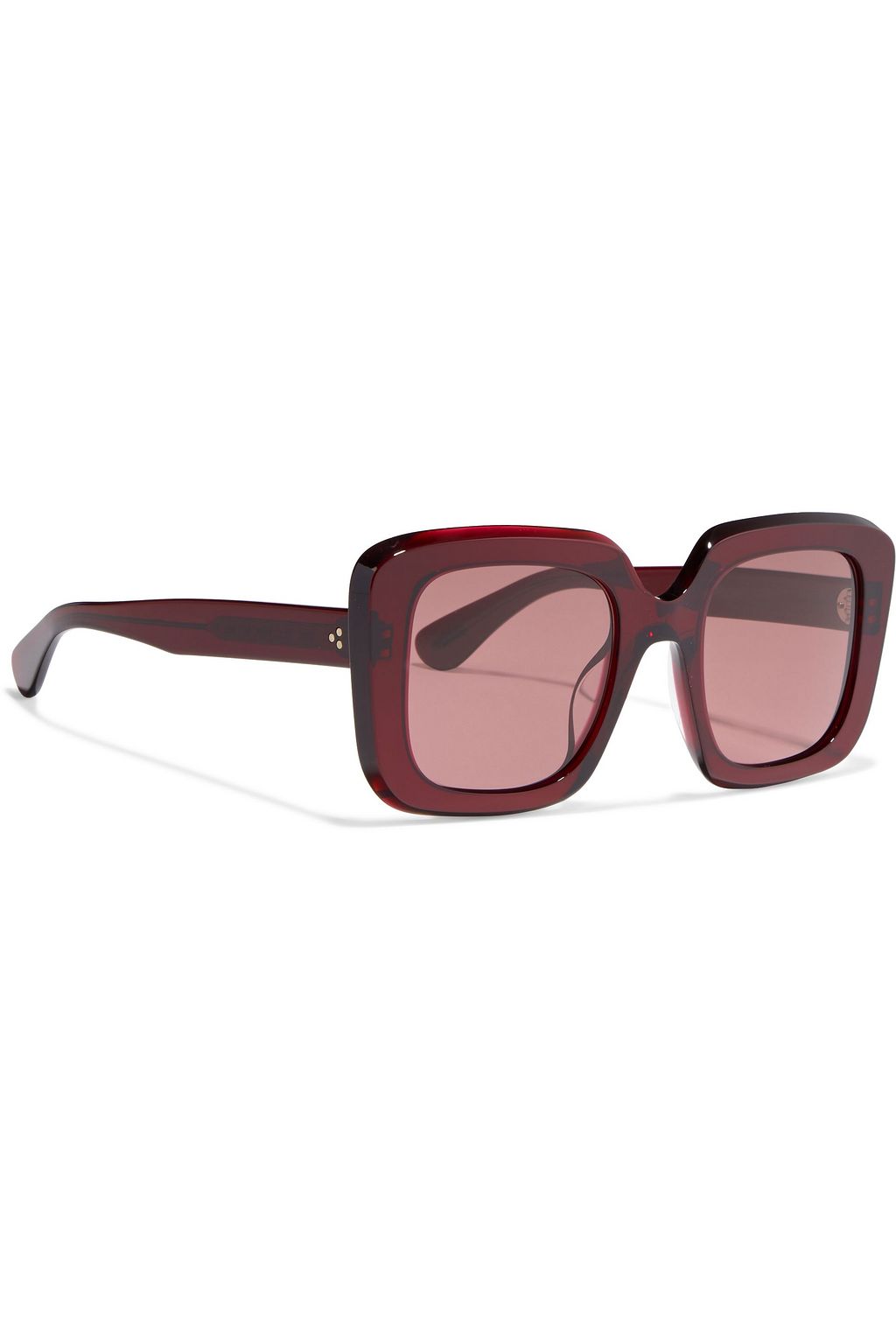 OLIVER PEOPLES Franca oversized square-frame acetate sunglasses
