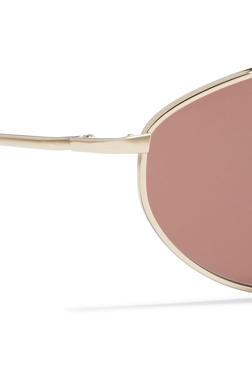 OLIVER PEOPLES Kallen aviator-style gold-tone sunglasses