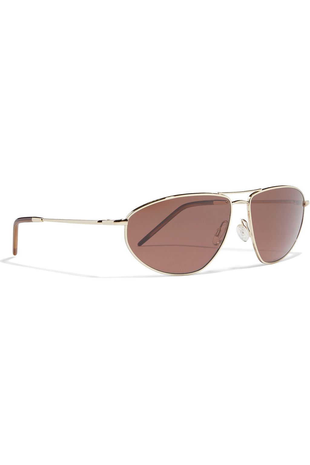 OLIVER PEOPLES Kallen aviator-style gold-tone sunglasses