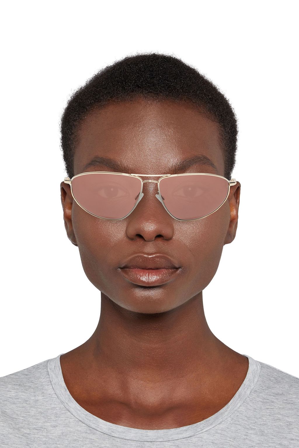 OLIVER PEOPLES Kallen aviator-style gold-tone sunglasses