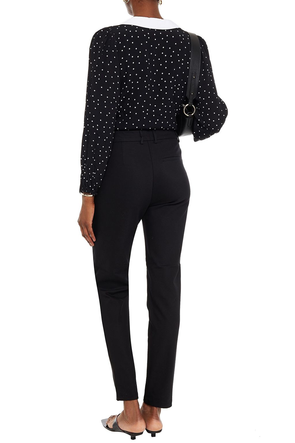 GESTUZ Cotton-blend slim-leg pants