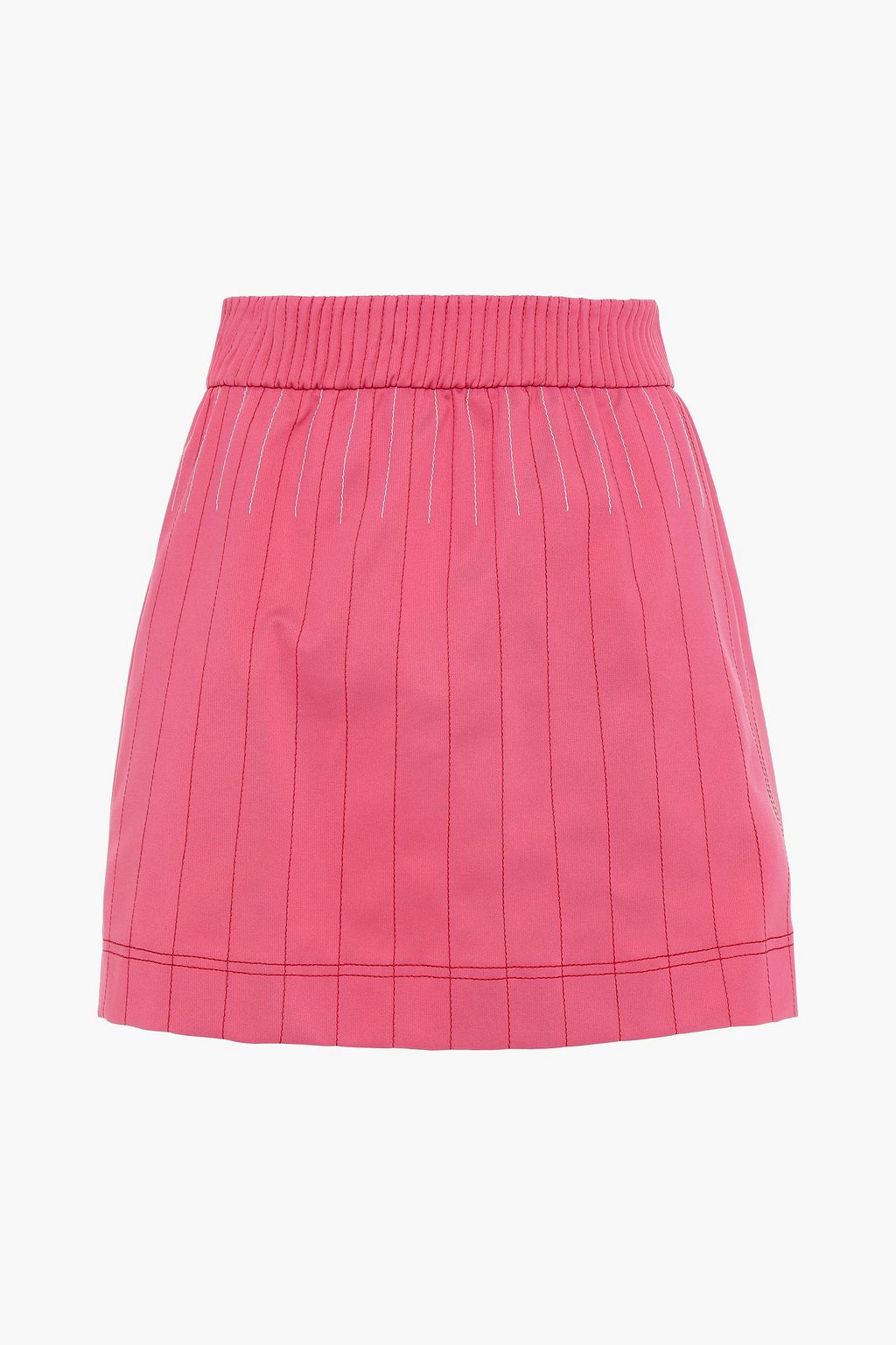 VALENTINO GARAVANI Topstitched jersey mini skirt | THE OUTNET