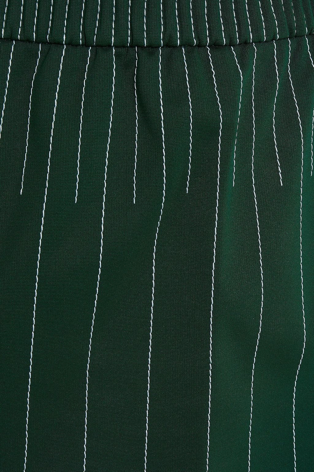 VALENTINO GARAVANI Topstitched jersey mini skirt
