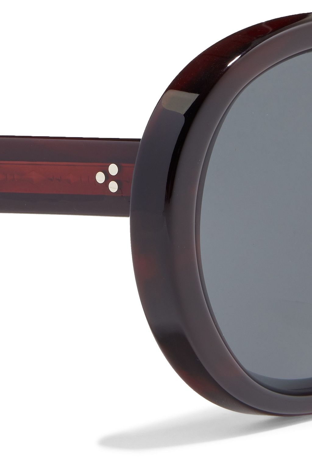 OLIVER PEOPLES Leidy oversized round-frame acetate sunglasses