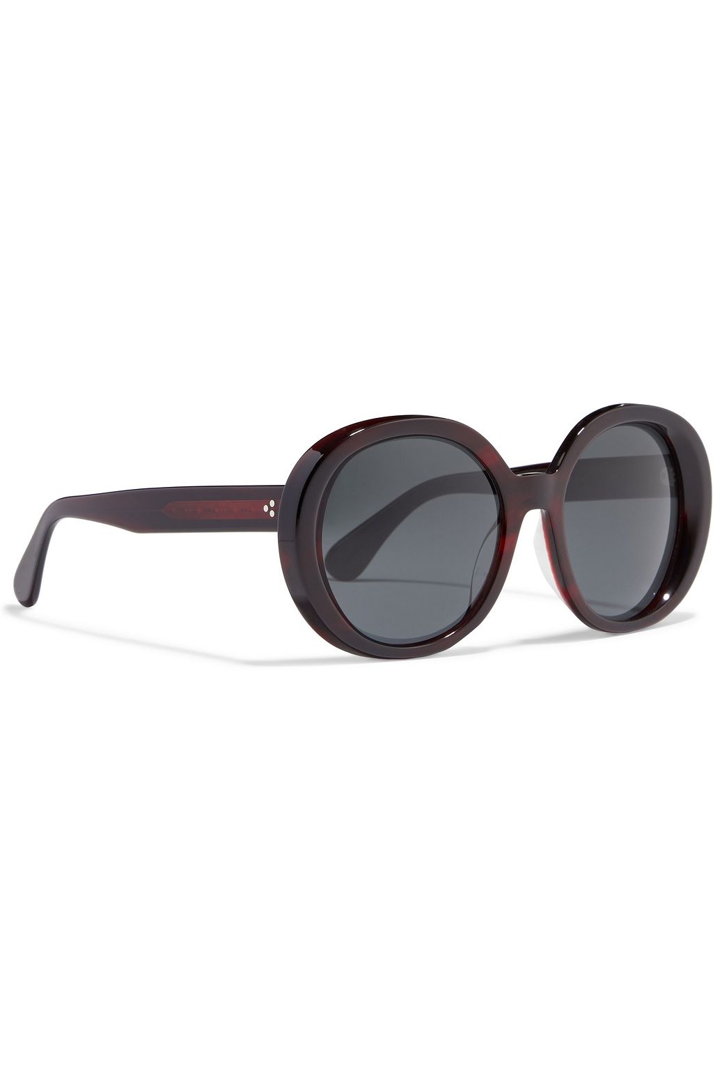 OLIVER PEOPLES Leidy oversized round-frame acetate sunglasses