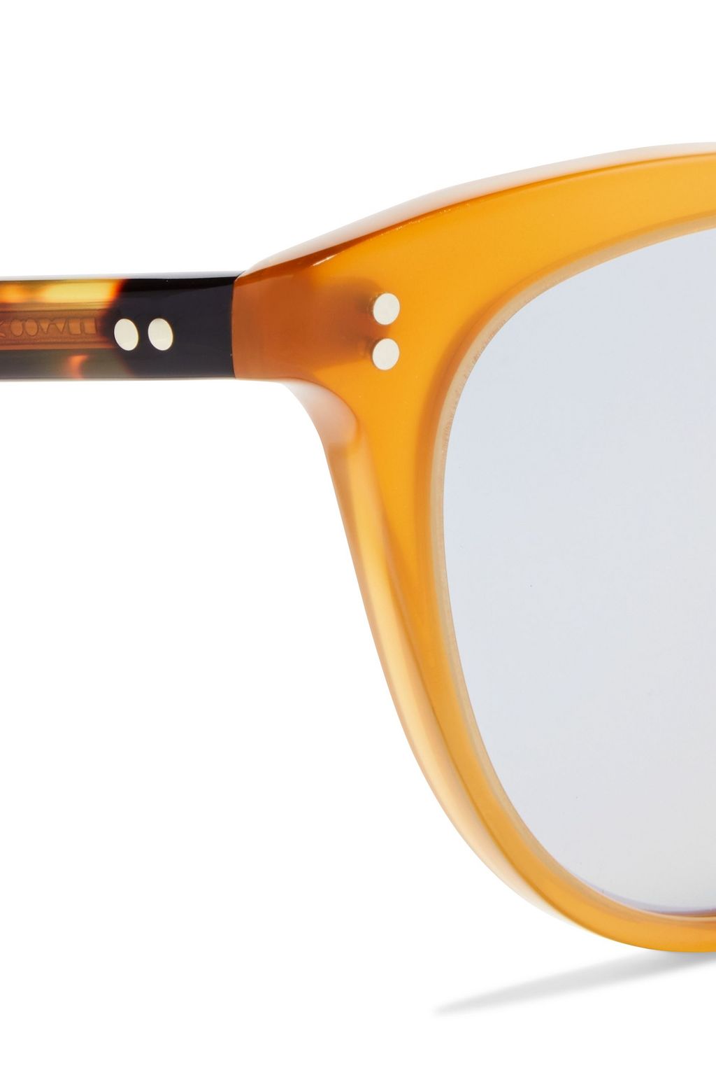 OLIVER PEOPLES D-frame tortoiseshell-print acetate sunglasses