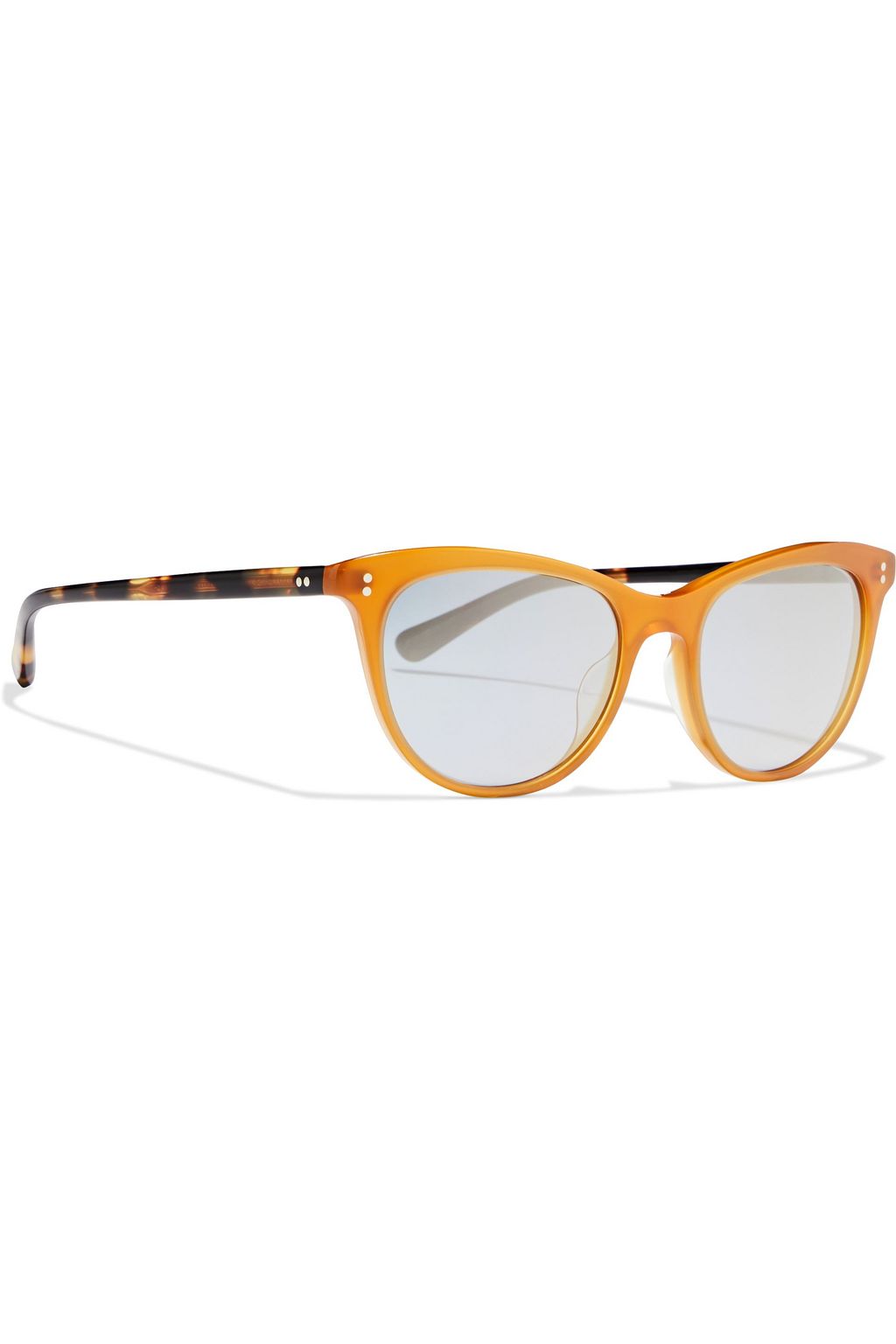 OLIVER PEOPLES D-frame tortoiseshell-print acetate sunglasses