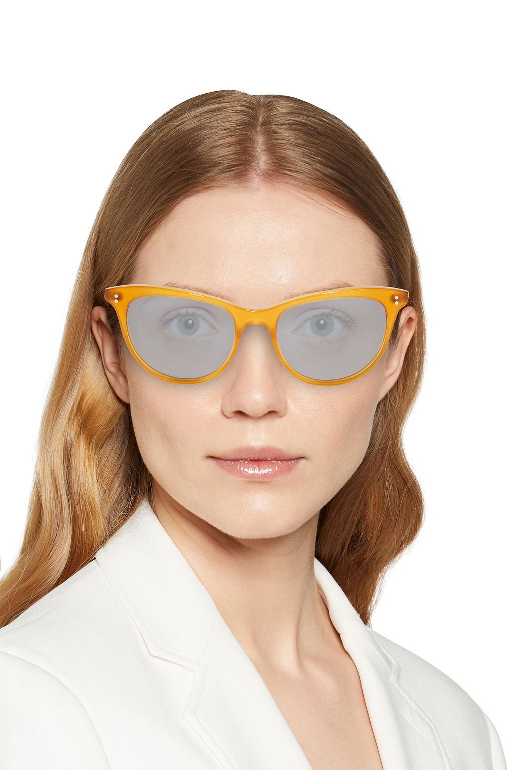 OLIVER PEOPLES D-frame tortoiseshell-print acetate sunglasses